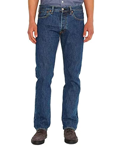 Levi's Herren 501 Original Fit Jeans Stonewash (Blau) 34W / 32L