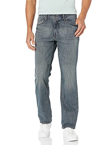 Wrangler Authentics Herren-Jeans mit lockerer Passform, Getönter Mittelschatt, 32W / 30L
