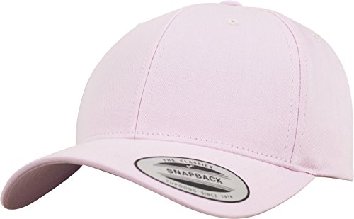 Flexfit Damen und Herren Baseball Caps Curved Classic Snapback Cap, Farbe Pink