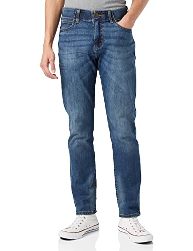 Lee Herren Straight Fit XM Extreme Motion Jeans, Maddox, 34W / 32L