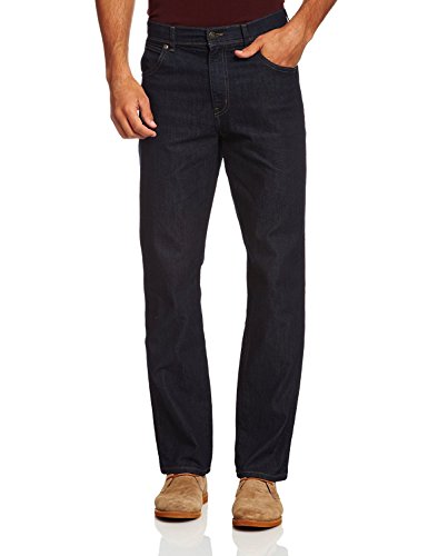 Wrangler Herren Regular Fit Jeans, Blau (Rinsewash), 42W / 32L