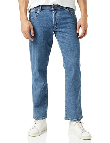 Wrangler Herren Regular Fit' Jeans, Blau (Stonewash), 35W / 32L EU